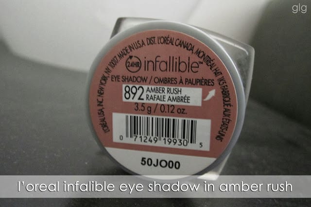 SEASONAL STAPLES | L’oreal Infalliable Shadow in Amber Rush