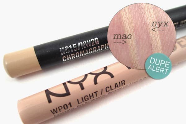 mac chromagraphic pencil nc15 nw20 dupe Nyx Wonder Pencil in Light mac chromagraphic pencil nc15 nw20 dupe Nyx Wonder Pencil in Light