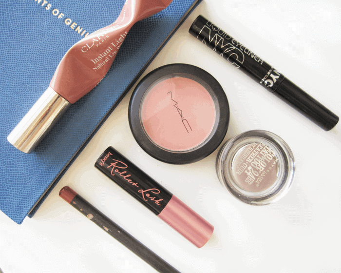 90s makeup, clarins instant light lip, benefit roller lash, mac blush prism, mac whirl lip pencil, nyc liquid liner 90s makeup, clarins instant light lip, benefit roller lash, mac blush prism, mac whirl lip pencil, nyc liquid liner