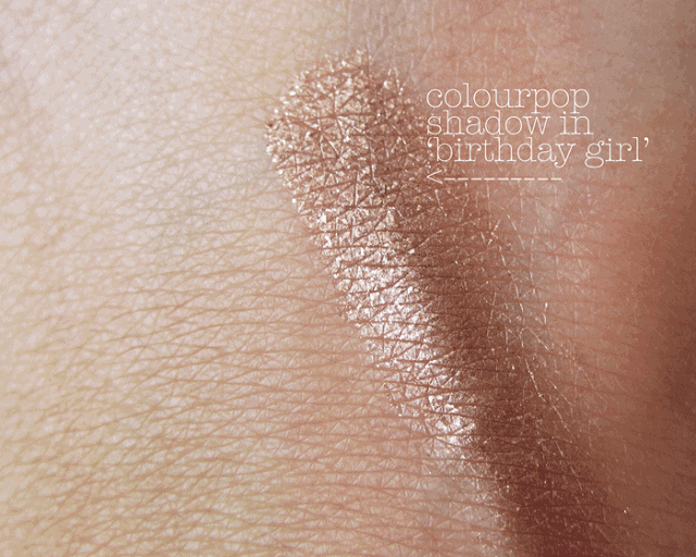 colourpop birthday girl shadow swatch review colourpop birthday girl shadow swatch review