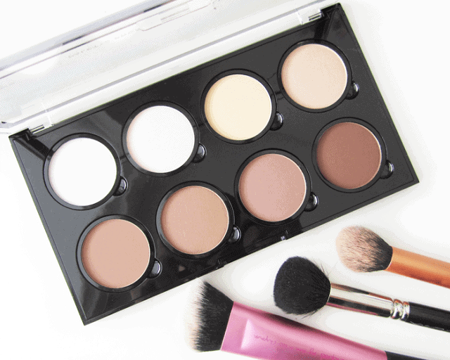 NYX Highlight and contour pro palette review and swatch NYX Highlight and contour pro palette review and swatch