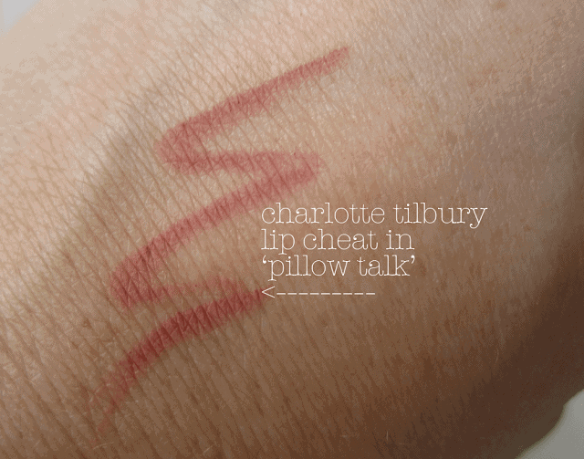 Charlotte Tilbury Lip Cheat Lip Liner in Pillow Talk review and swatch on girllovesgloss.com Charlotte Tilbury Lip Cheat Lip Liner in Pillow Talk review and swatch on girllovesgloss.com