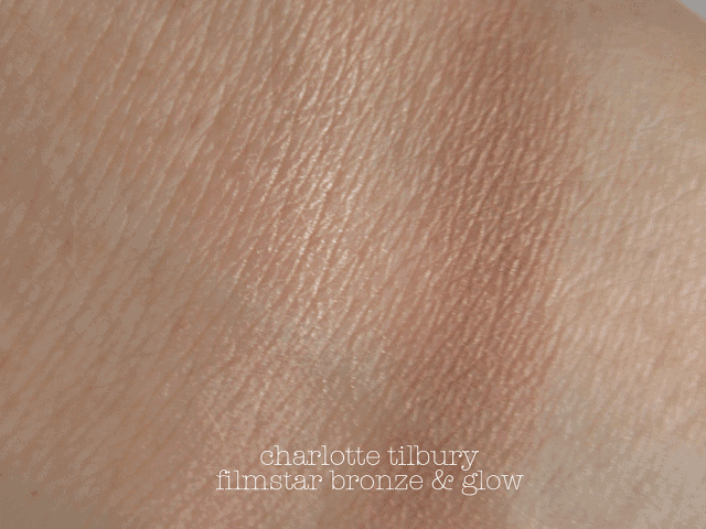 Charlotte Tilbury Filmstar Bronze and Glow and powder and sculpt brush review with swatches Charlotte Tilbury Filmstar Bronze and Glow and powder and sculpt brush review with swatches