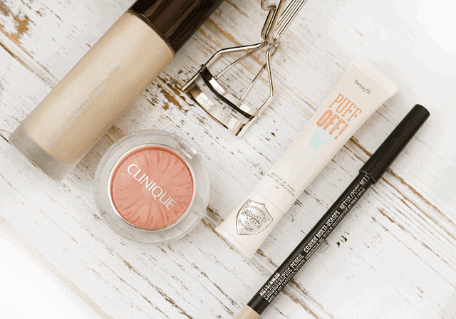 How to Look Well Rested, Becca Backlight Priming Filter, Shu Uemura EyeLash Curler, Benefit Puff Off, Clinique Cheek Pop, MAC nc15/nw20 How to Look Well Rested, Becca Backlight Priming Filter, Shu Uemura EyeLash Curler, Benefit Puff Off, Clinique Cheek Pop, MAC nc15/nw20