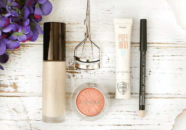 How to Look Well Rested, Becca Backlight Priming Filter, Shu Uemura EyeLash Curler, Benefit Puff Off, Clinique Cheek Pop, MAC nc15/nw20 How to Look Well Rested, Becca Backlight Priming Filter, Shu Uemura EyeLash Curler, Benefit Puff Off, Clinique Cheek Pop, MAC nc15/nw20