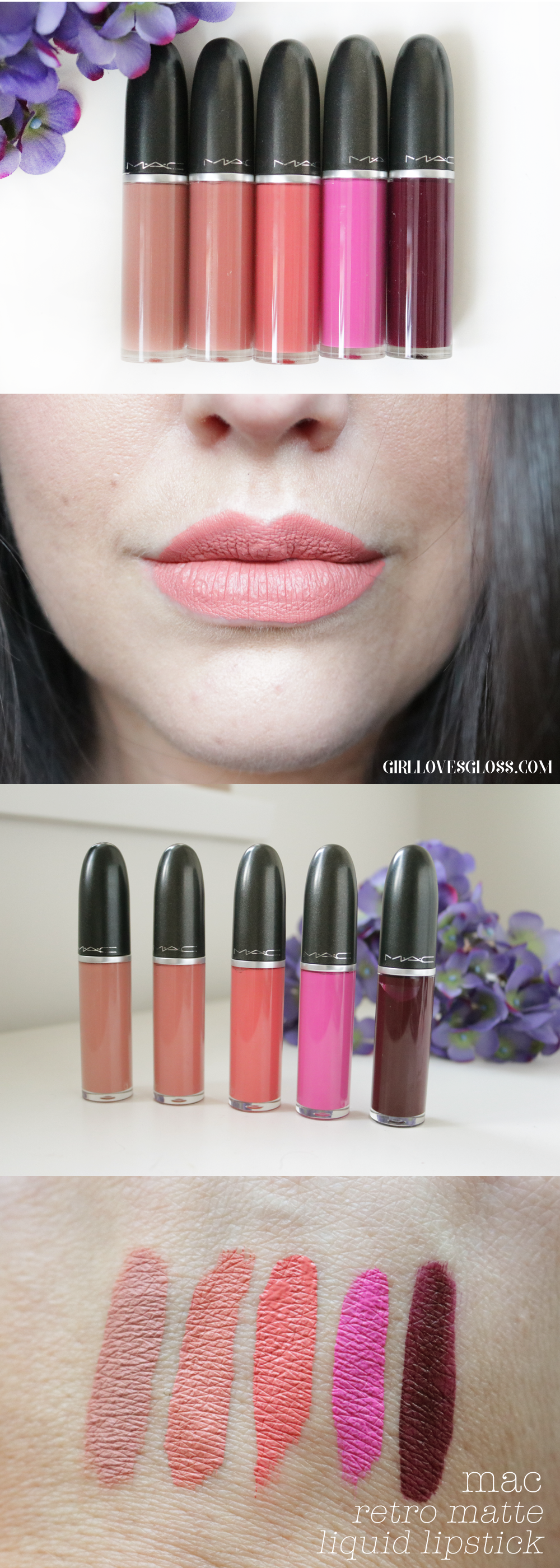 MAC Retro Matte Liquid Lipstick Review and Swatches