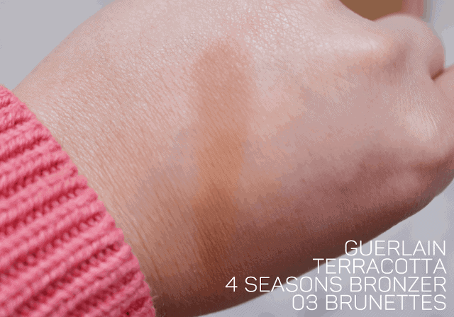 Guerlain Terracotta Bronzer 4 Seasons 03 Brunettes review and swatch Guerlain Terracotta Bronzer 4 Seasons 03 Brunettes review and swatch