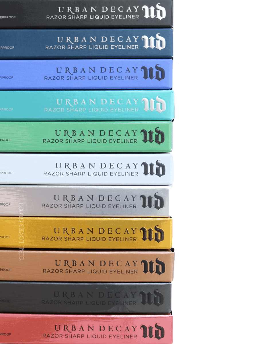 Urban Decay Razor Sharp Liquid Eyeliner Swatches and Review