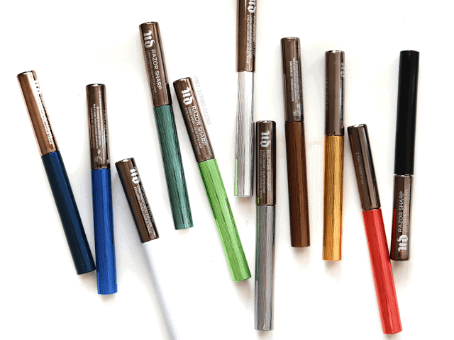 Urban Decay Razor Sharp Eyeliner Swatches and Review Urban Decay Razor Sharp Eyeliner Swatches and Review