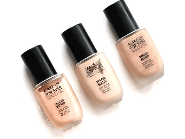 Make Up For Ever Water Blend Foundation Review and Comparison to Face and Body Make Up For Ever Water Blend Foundation Review and Comparison to Face and Body