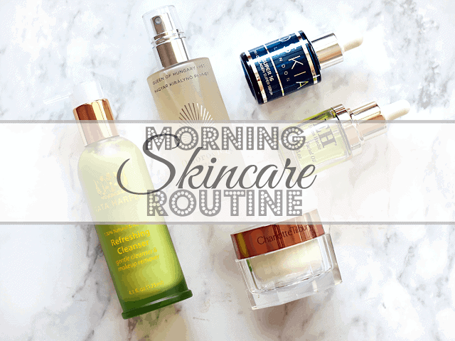 My morning skincare routine products: Tata Harper, Omorovicza, Oskia, Emma Hardie, Charlotte Tilbury My morning skincare routine products: Tata Harper, Omorovicza, Oskia, Emma Hardie, Charlotte Tilbury