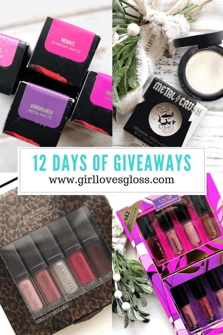 12 Days of Giveaways Day 9, 10, 11 and 12: Kat Von D, Tarte, Urban Decay and Laura Mercier