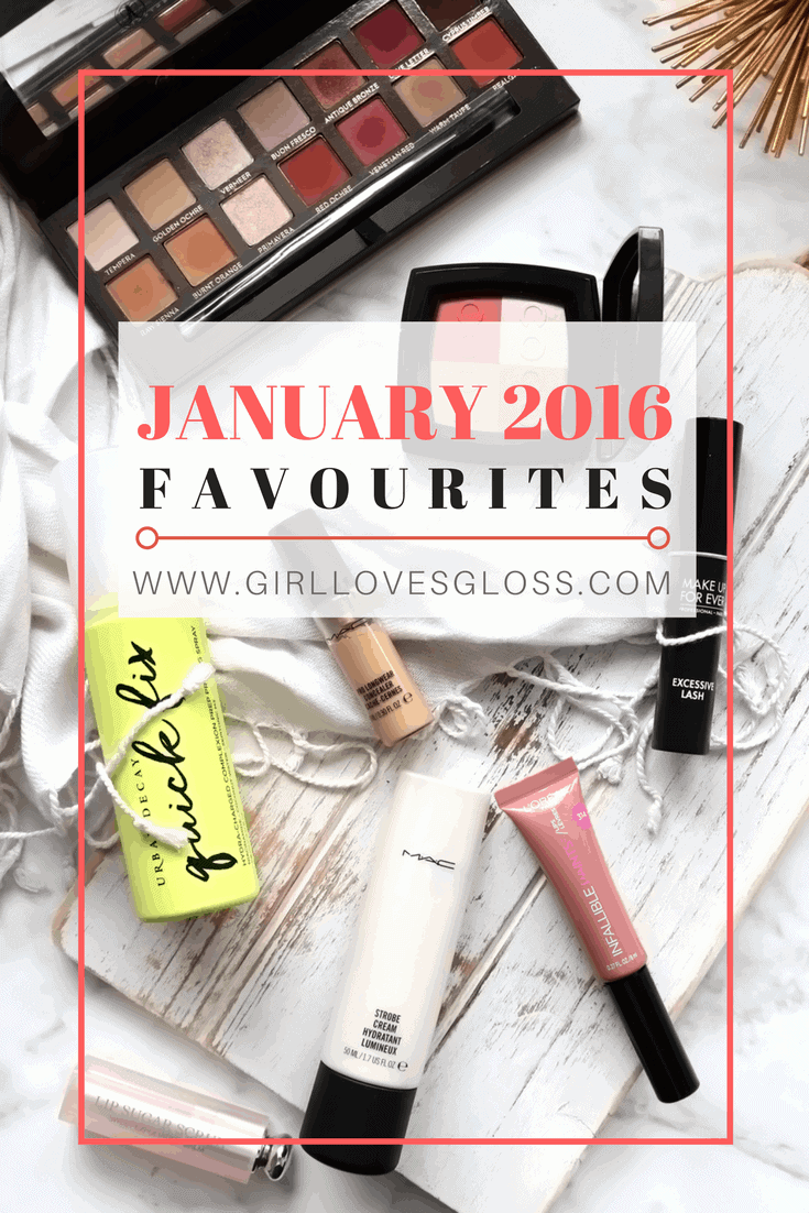January 2017 Makeup and beauty Favourits