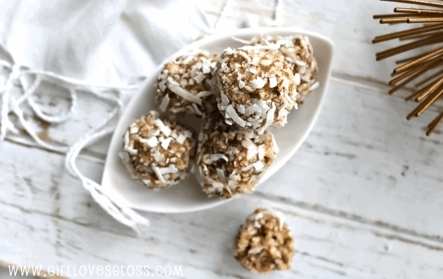 No Bake Lime Coconut Vegan Energy Bites