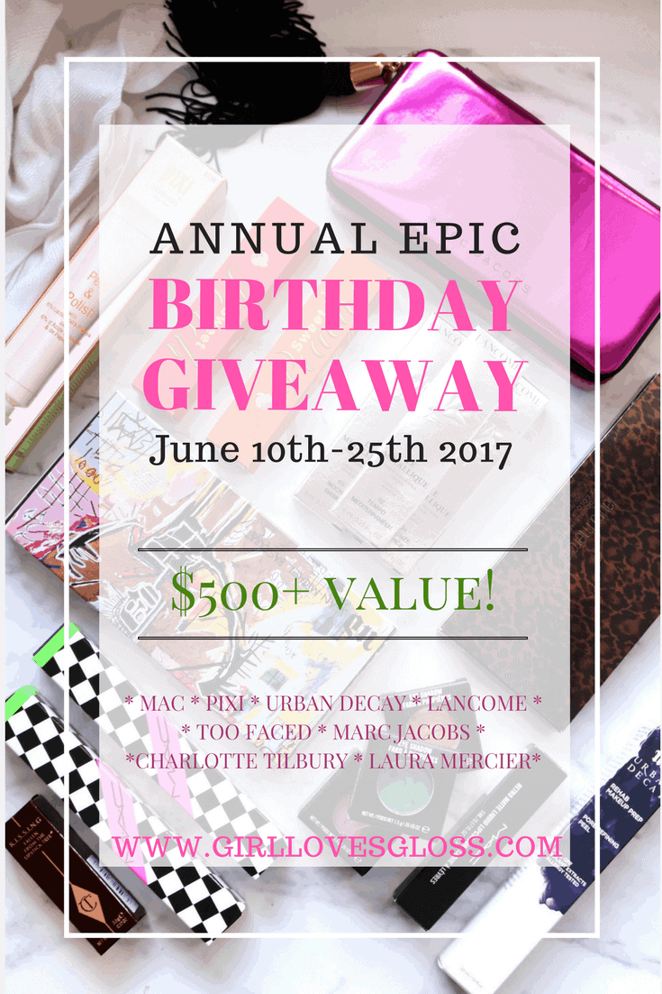 2017 Birthday Giveaway