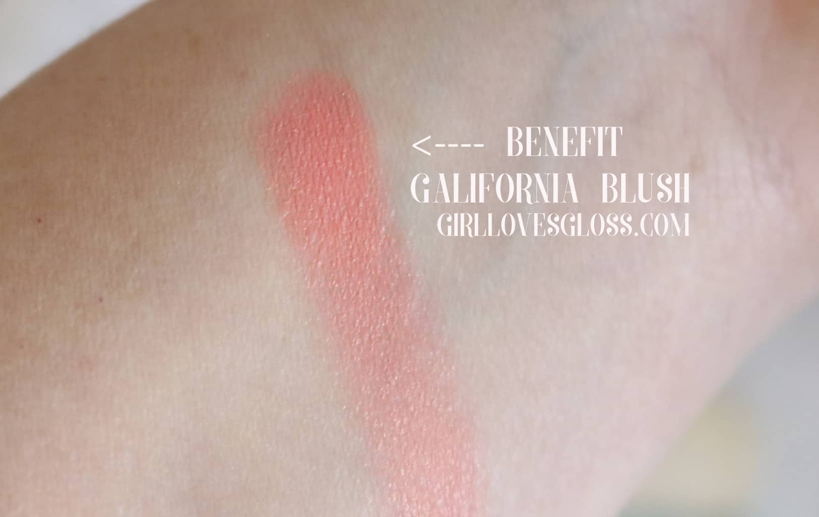 Benefit GALifornia Blush Review and Swatch