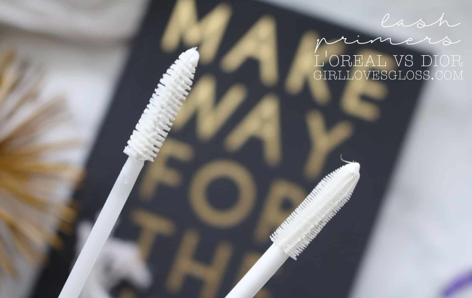 Dior Maximizer vs L'Oreal Voluminous Base Lash Primer comparison