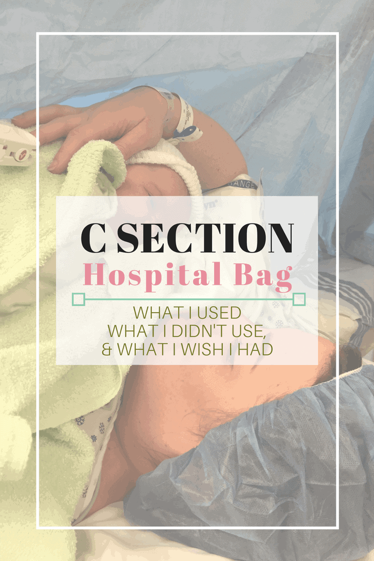 How to Pack your hospital bag for a c section