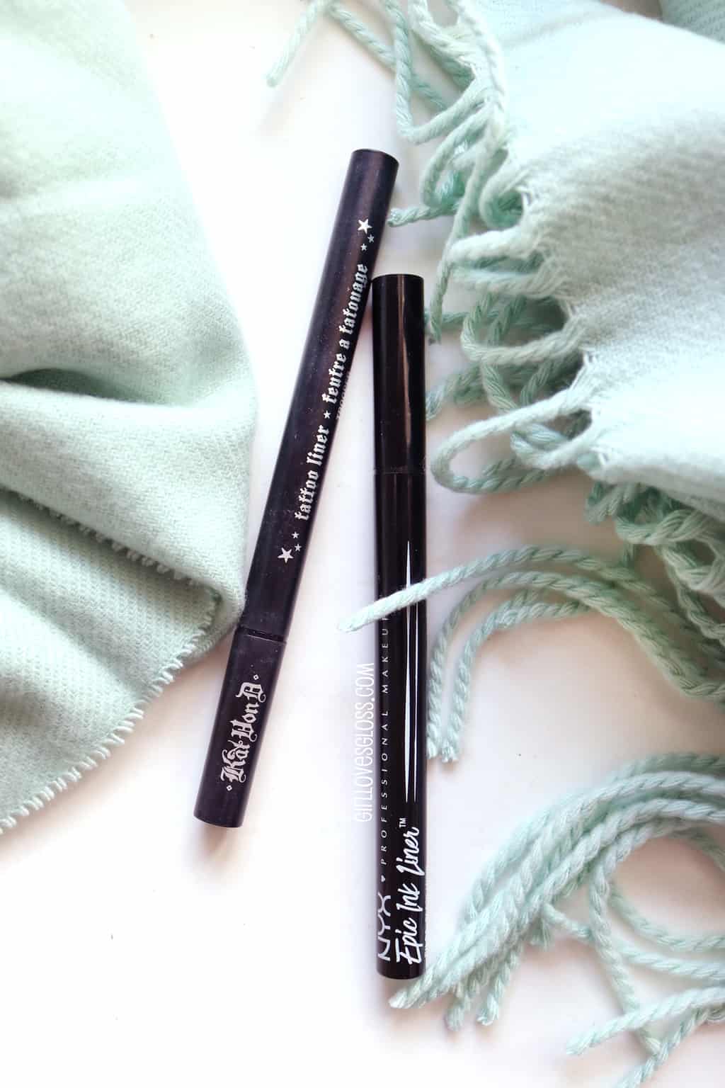 NYX Epic Ink vs Kat Von D Trooper Eyeliner