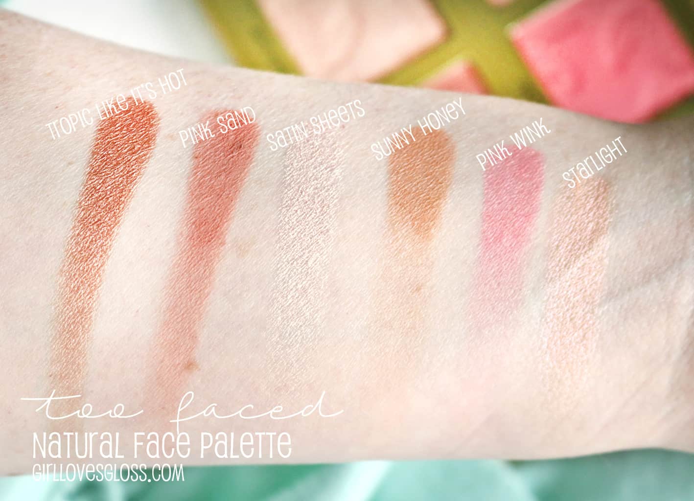 Too Faced Natural Face Palette Review and Swatches