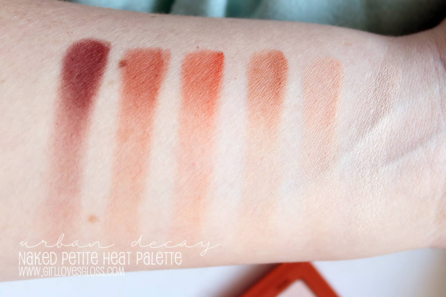 Urban Decay Naked Petite Heat Palette Review and Swatches