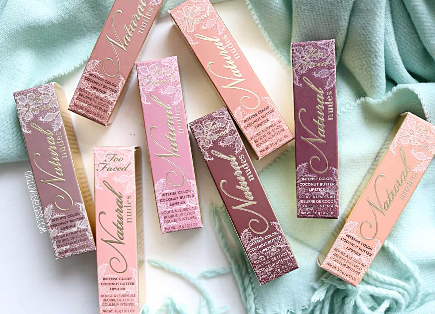 Too Faced Natural Nudes Lipstick Swatches and Review