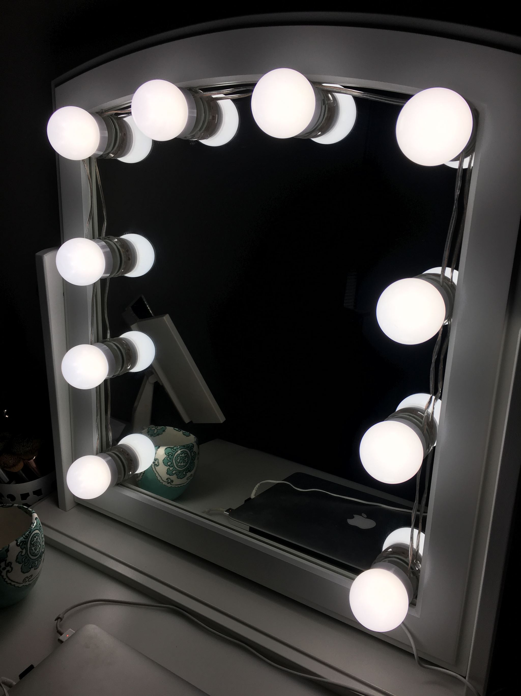 Ikea LED Vanity Mirror Hack DIY
