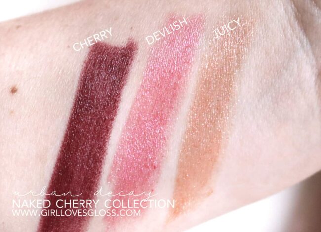 Urban Decay Naked Cherry Collection Review Urban Decay Naked Cherry Collection Review
