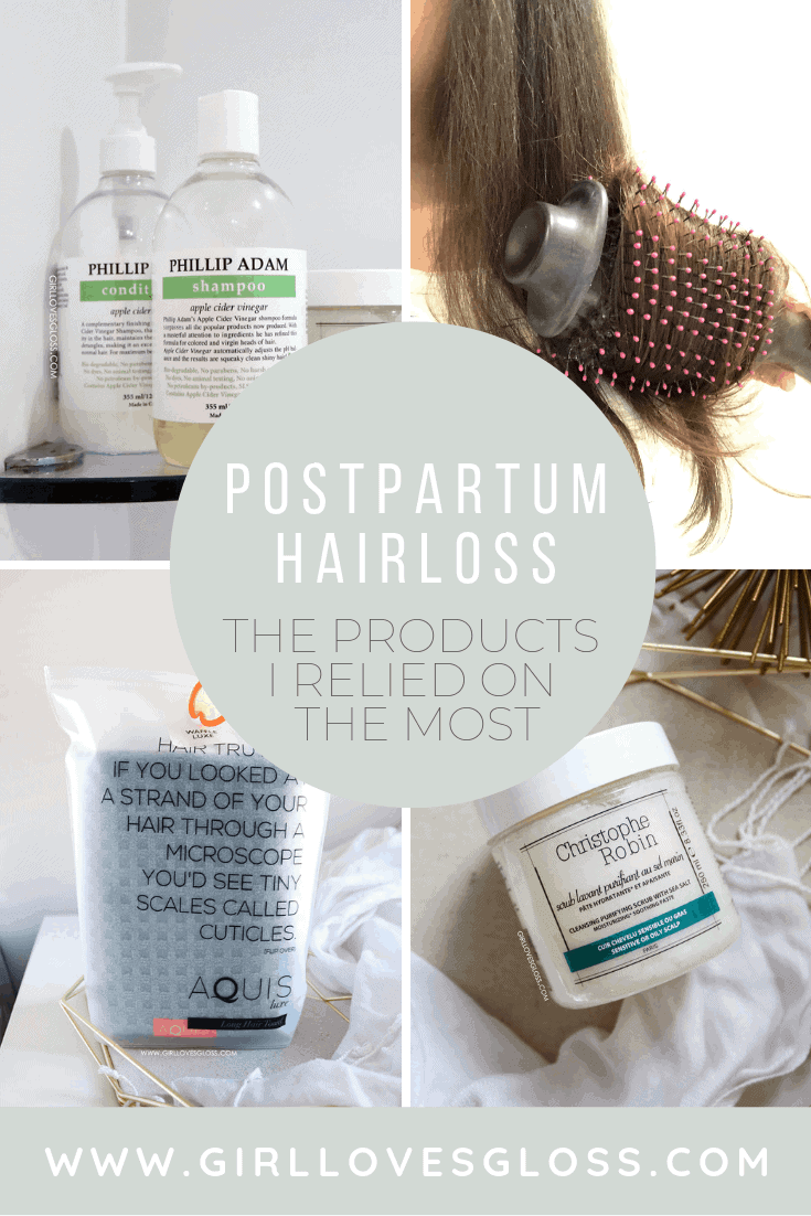 Products to help manage postpartum hair changes and hair loss