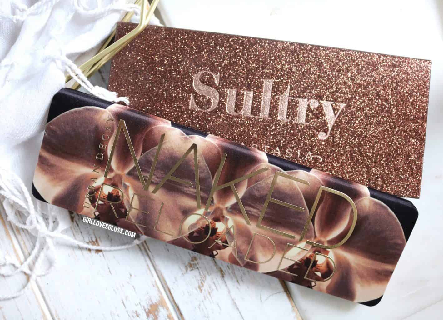 Urban Decay naked Reloaded vs Anastasia Beverly Hills Sultry Palette