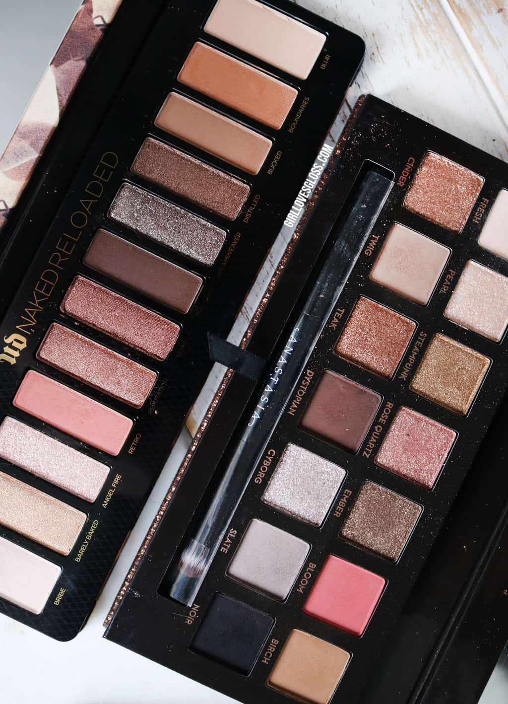 Urban Decay Naked Reloaded vs Anastasia Sultry