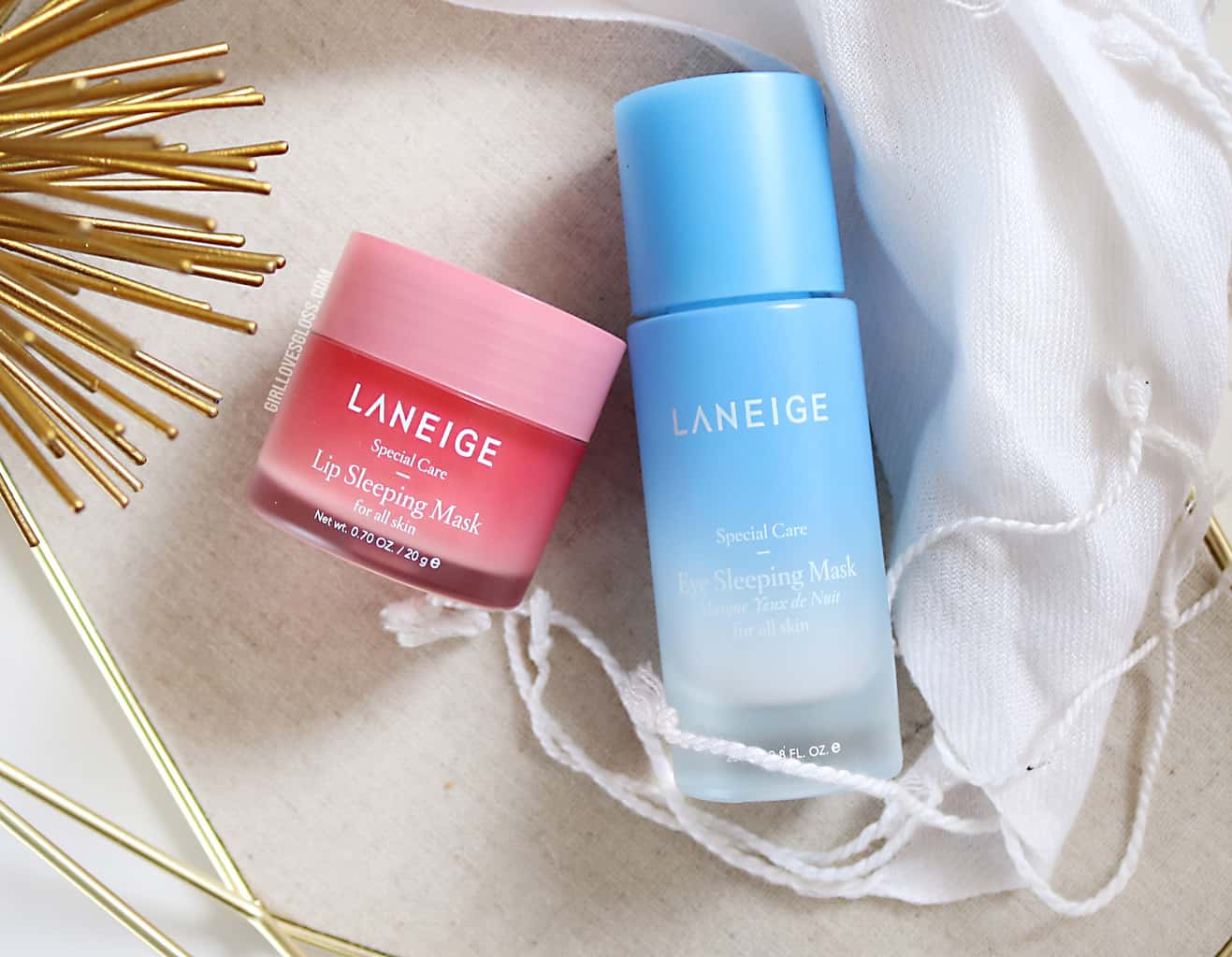 Laneige Lip and Eye Sleeping Masks