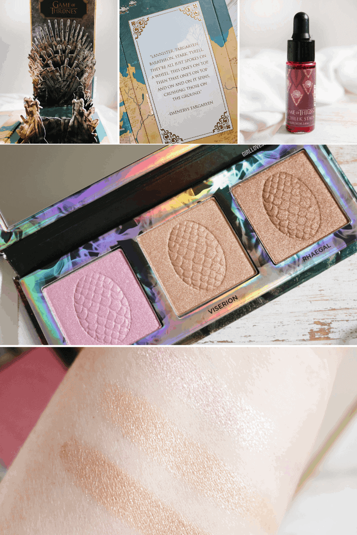 Urban Decay Game of Thrones Collection Review and Swatches