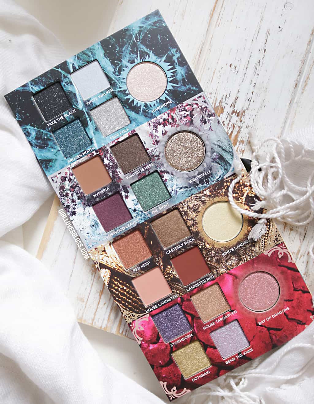 Urban Decay Game of Thrones Collection Review and Swatches