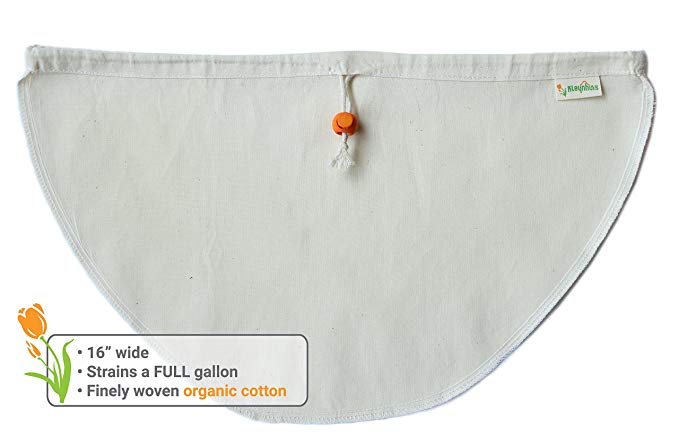 Kleynhuis Greek Yogurt Strainer Pouch, Organic Cotton (16"X9")