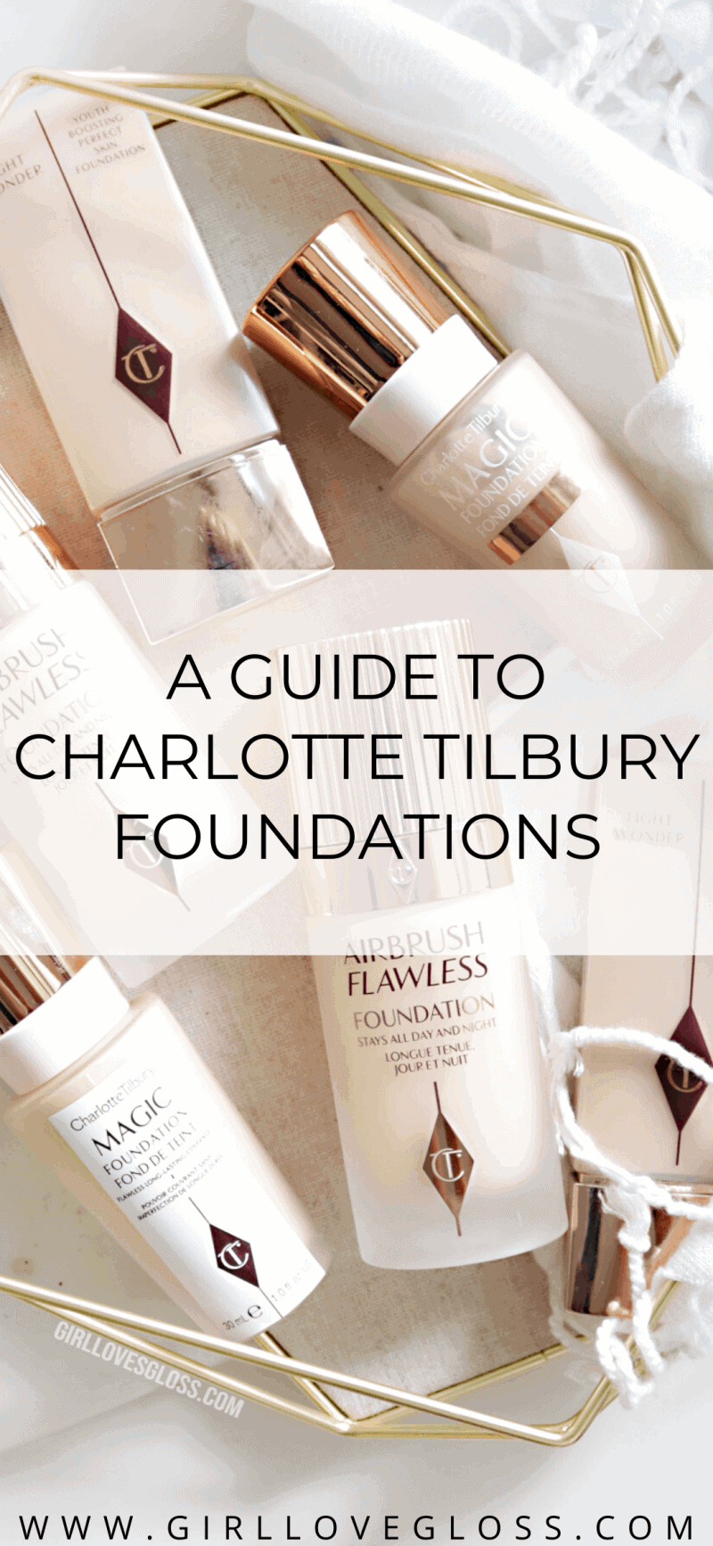 Guide to Charlotte Tilbury Foundations