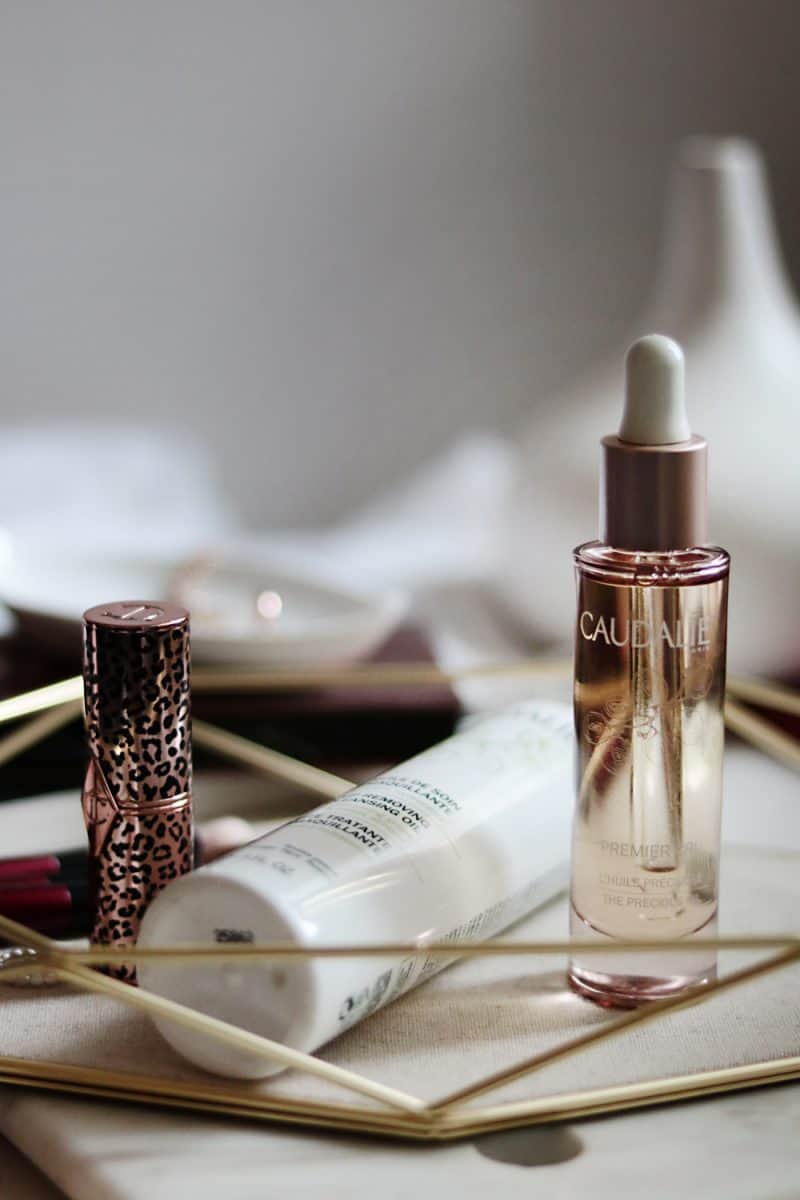 Caudalie Cleansing Oil and Precious Oil with BeautySense