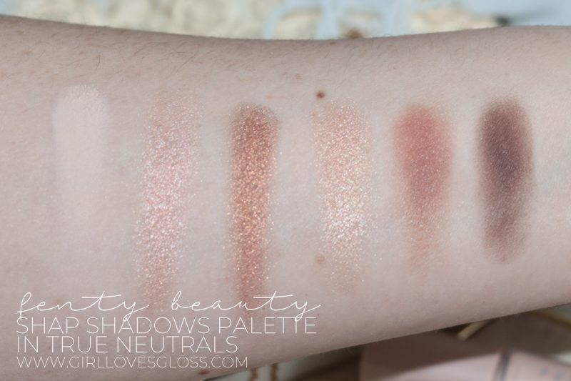 Fenty Snap Shadows Palette Peach and True Neutrals Review Fenty Snap Shadows Palette Peach and True Neutrals Review