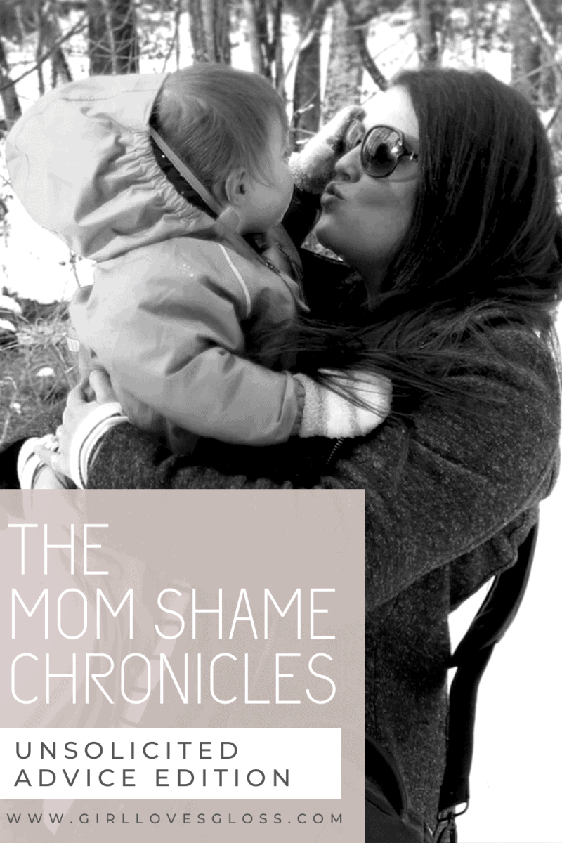 mom shaming and unsolicited advice