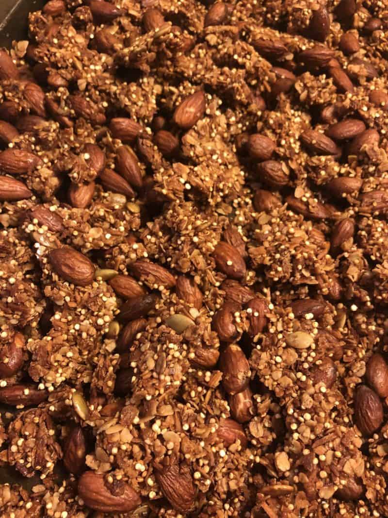 Quinoa Almond Granola Recipe Quinoa Almond Granola Recipe