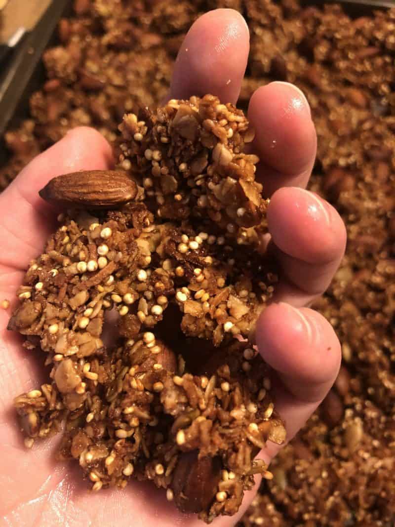 Quinoa Almond Granola Recipe Quinoa Almond Granola Recipe