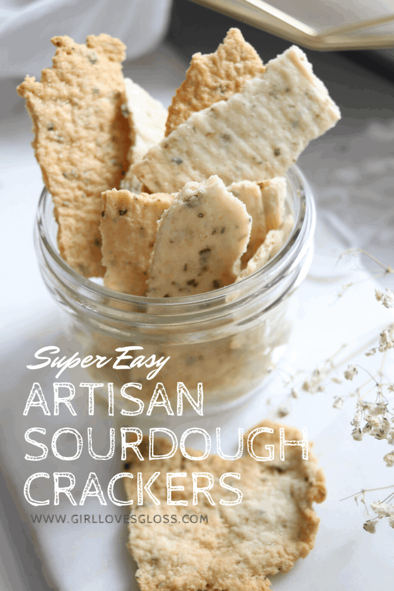 Easy Sourdough Starter Discard Cracker Recipe