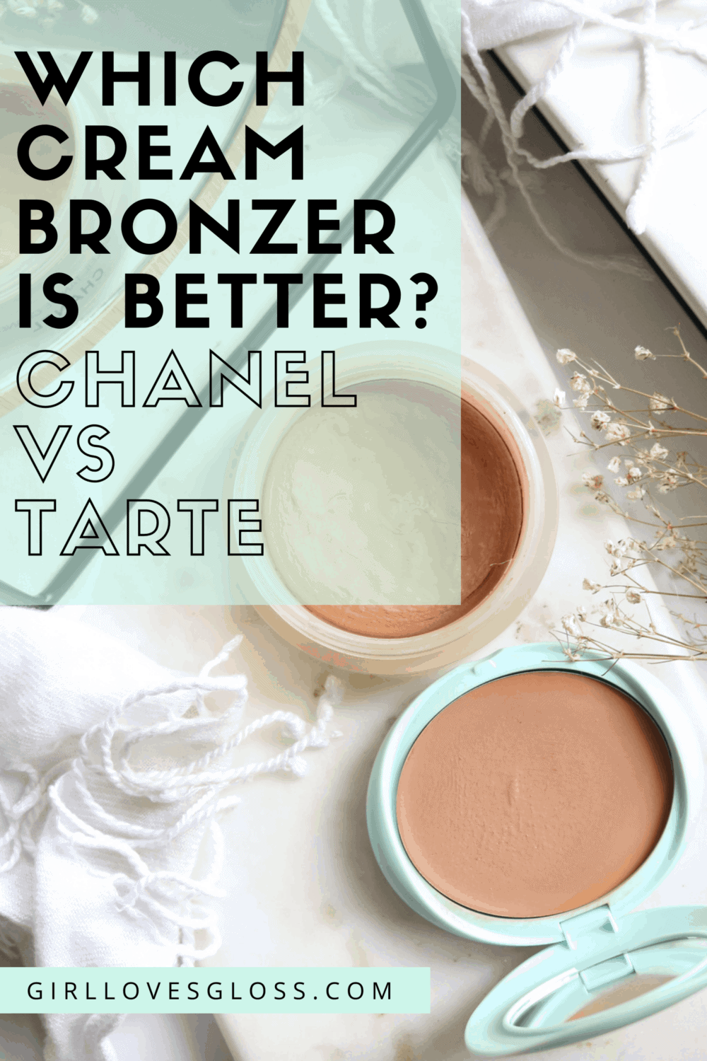 Tarte Breezy Cream Bronzer vs Chanel Soleil Tan de Chanel review swatches