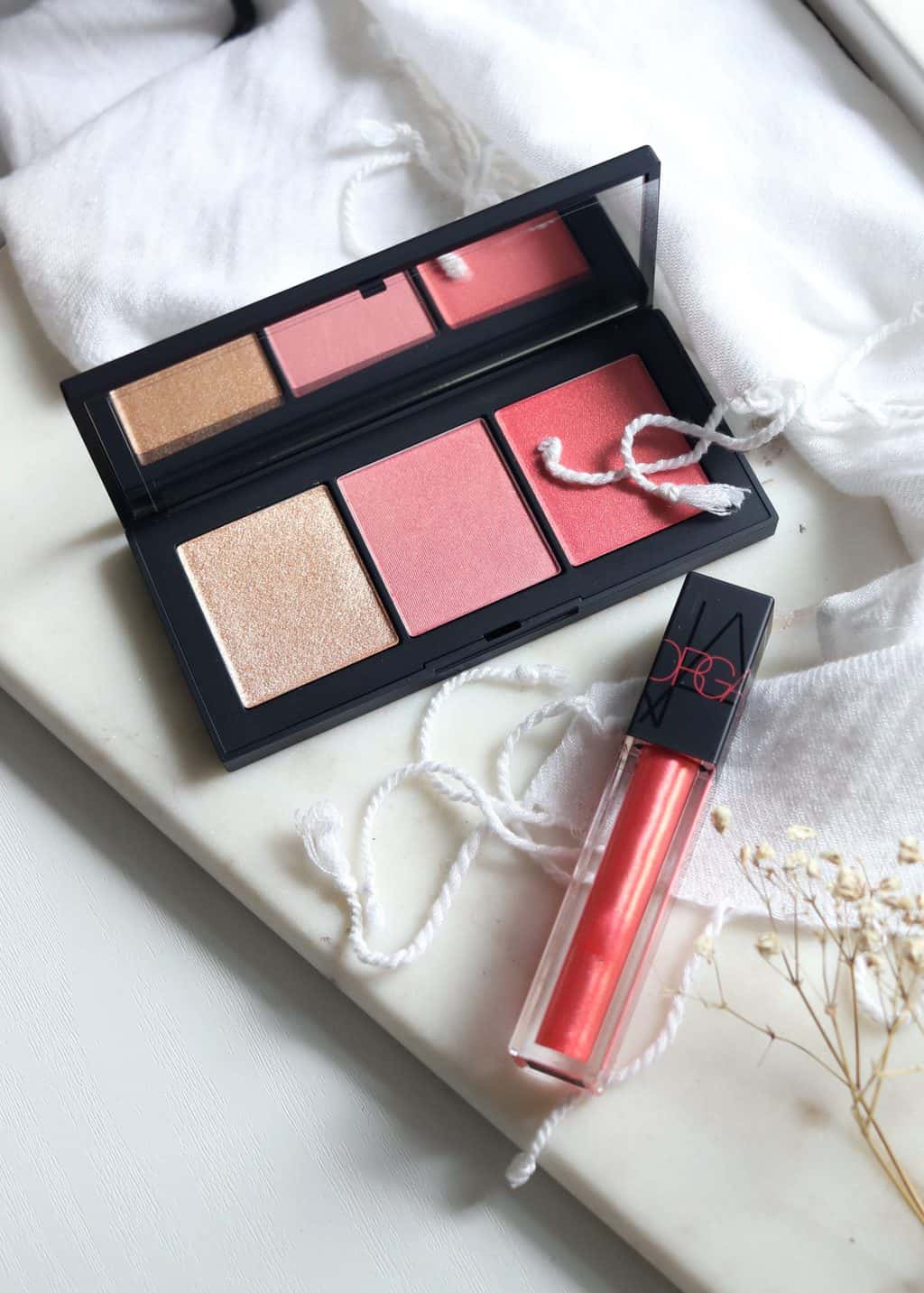 NARS Orgasm X Palette Oil Infused Lip Tint Review and Swatches