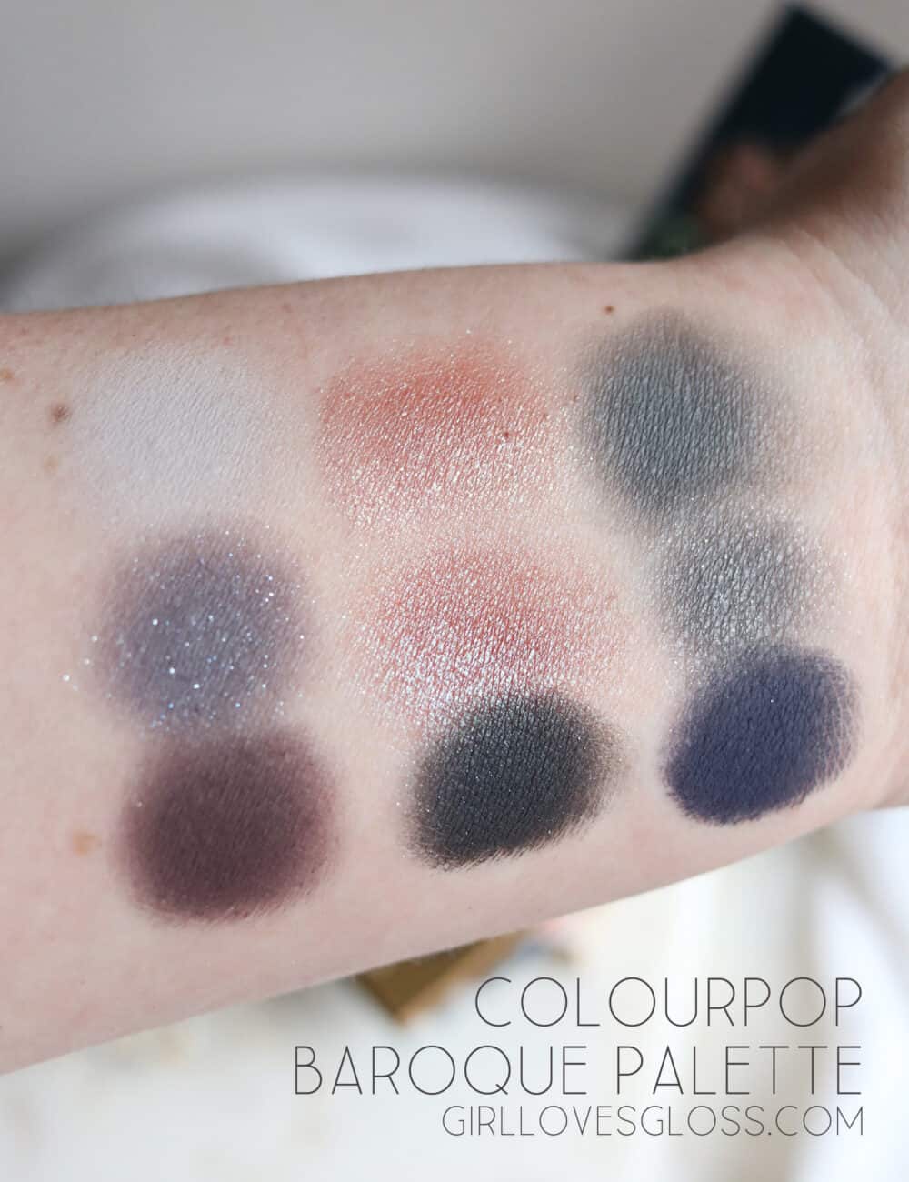 Colourpop Baroque Palette Review and Swatches