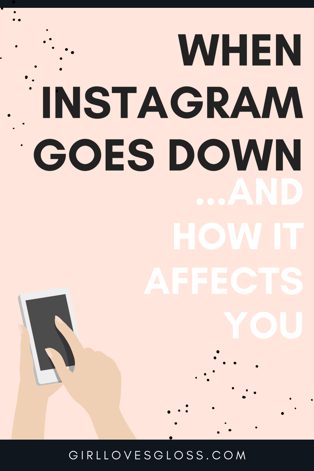what happens when Instagram crashes and you are an Instagram influencer?