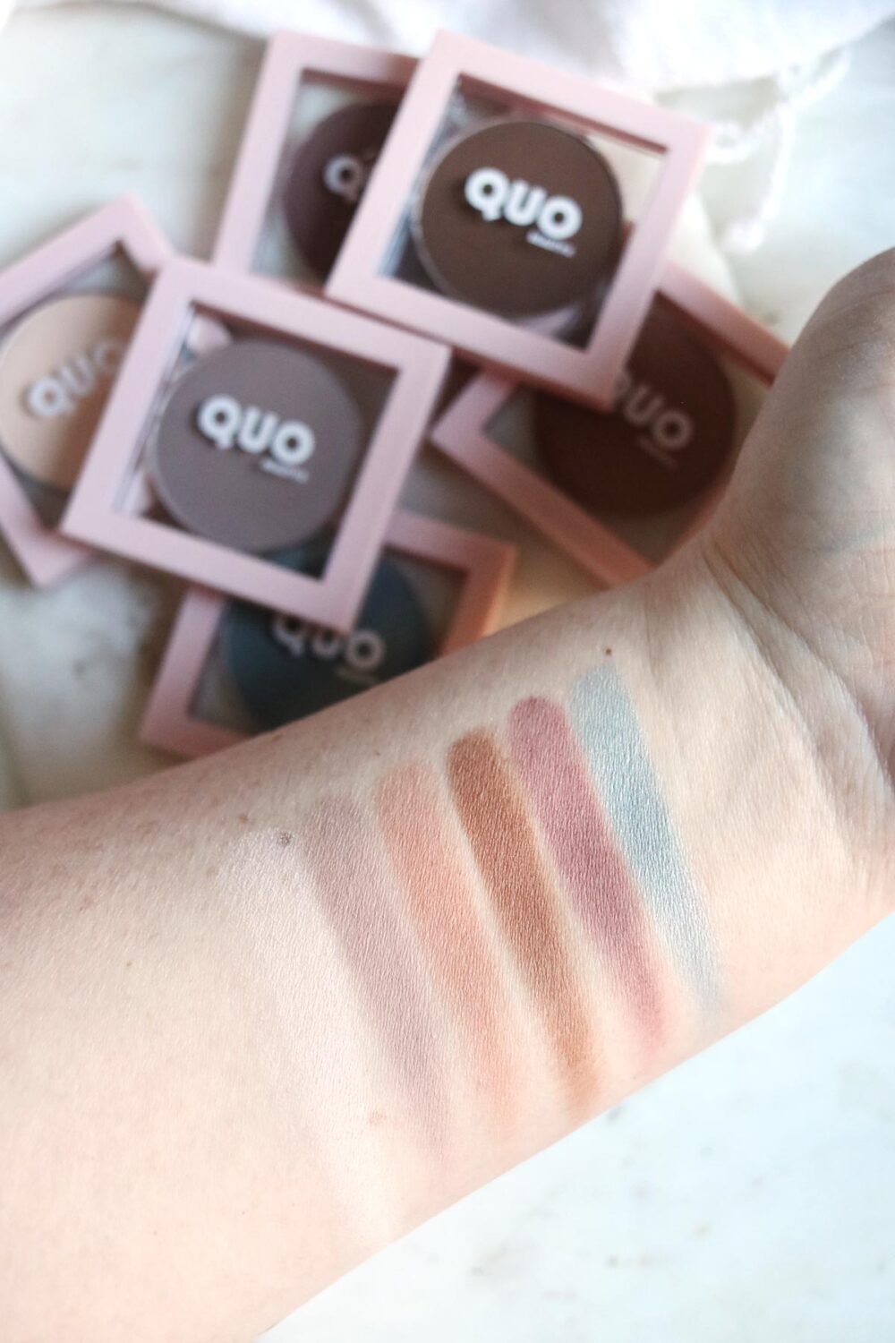 Quo Beauty Wake Up Eyeshadow Swatches
